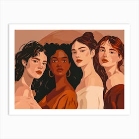 Portrait Of Women 1 Art Print