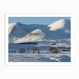 Black Mount , the Highlands Art Print