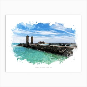 Castillo De San Gabriel, Arrecife, Spain Art Print