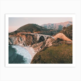 Big Sur Highway Bridge Art Print