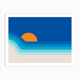 Ocean Dipper Art Print