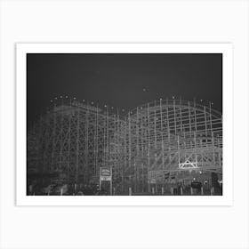 Amusement Facilities At Mission Beach, Amusement Center At San Diego, California By Russell Lee Art Print