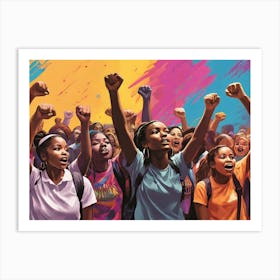 Women'S March Art Print