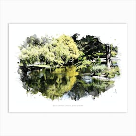 Beacon Hill Park, Victoria, British Columbia Art Print