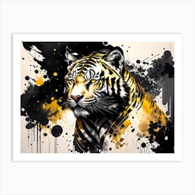 Tiger Painting 4 Art Print