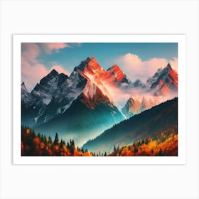 Mountain Landscape 33 Art Print