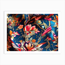 Floral Pattern 4 Art Print