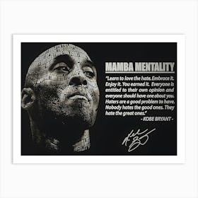 Black Mamba Quote Art Print