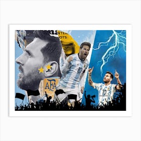 Argentina - Lionel Messi Art Print