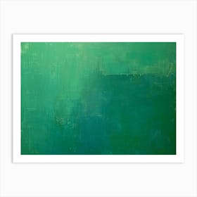 Green Landscape 1 Art Print