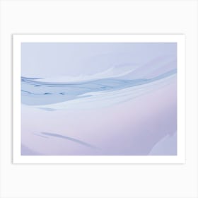 Foggy Mountain Art Print