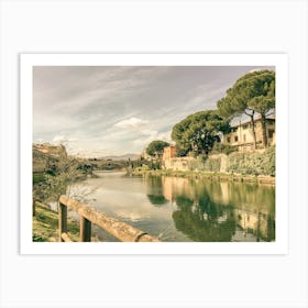 River In Tuscany Art Print