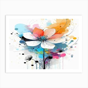 Flower Painting 6 Art Print