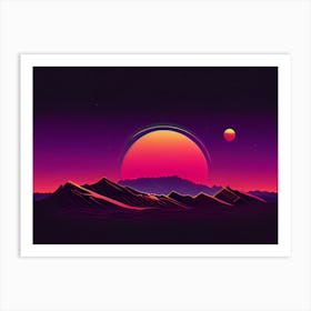 Space Landscape 1 Poster