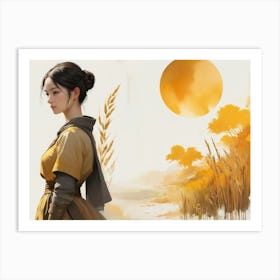 Chinese Woman Art Print