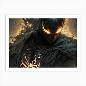 Spiderman In Souls Like Style Art Print