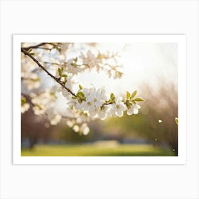 Blossoming Cherry Tree 2 Art Print