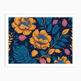 Floral Pattern Art Print