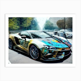 Car Painting 27 Art Print