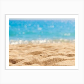 Sand On The Beach Art Print