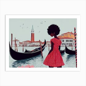 Gloomy Venice Art Print