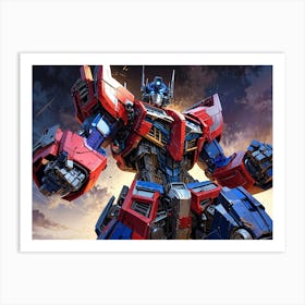 Transformers Prime 4 Art Print