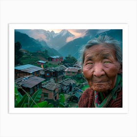 Shantiva zaga, In The Himalayan Mountains Art Print