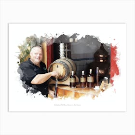 Cadushy Distillery, Bonaire, Caribbean Art Print