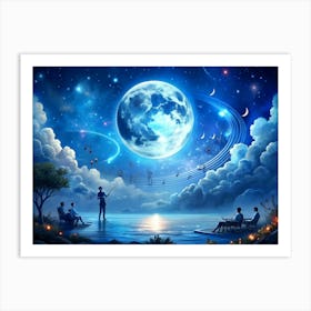 Moonlight Symphony (1) 1 Art Print