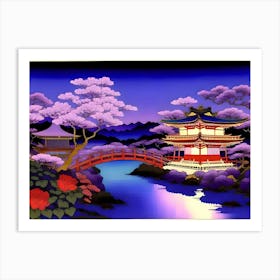 Japanese Garden Art Print