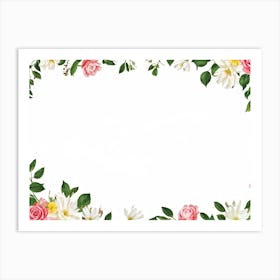 An Enchanting Illustration Of A Season Blooming In Spring Where The Botanical Garden Teems With Dec Art Print