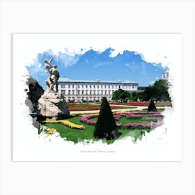 Schloss Mirabell, Salzburg, Austria Art Print