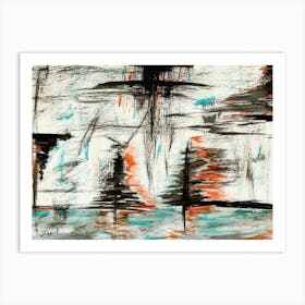 Upside Down Art Print