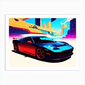 Futuristic Car 46 Art Print