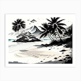 Beach 2 Art Print