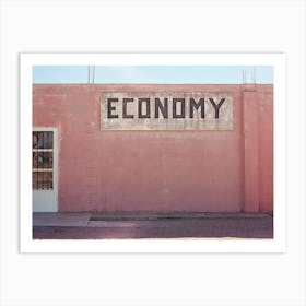 Economy Sign Economics Art Print