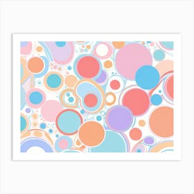 Abstract Circles 10 Art Print