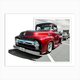 Ford F100 Truck Art Print