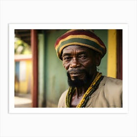 Jamaican Man 10 1 Art Print