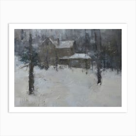 House In The Woods Art Print