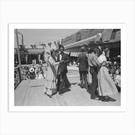 Untitled Photo, Possibly Related To Native Spanish American Dance, Fiesta, Taos, New Mexico By Russell Lee 1 Art Print