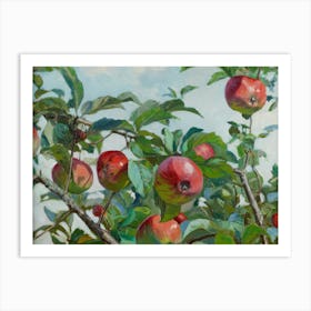 Apples On The Tree Art Print