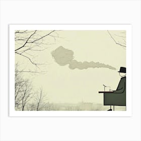 Man In A Suit 9 Art Print