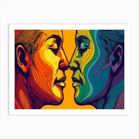 Rainbow Love 7 Art Print