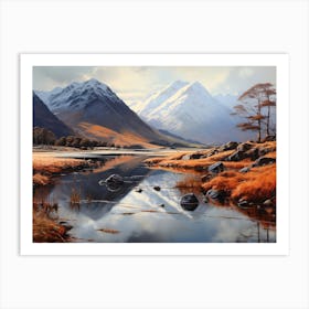 Mountain Reflected 13 Art Print