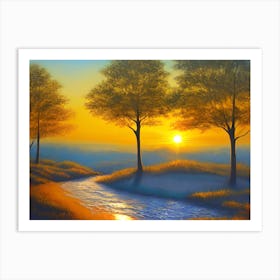 Sunset 2 Art Print