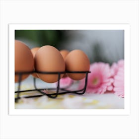 Eggs In A Basket 9 Art Print