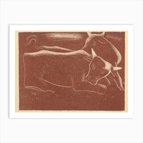 Cows, Mikuláš Galanda 1 Art Print