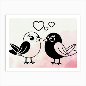 Love Birds Art Print