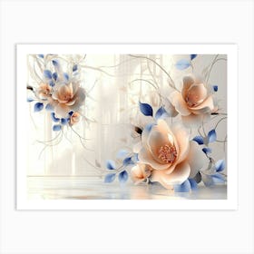 Flower Painting Art Print